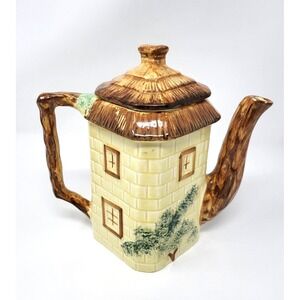 VTG Keele Street Pottery Cottage Ware Coffee Pot England Hand Painted